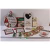 Image 1 : Christmas Lot: Wood Signs, DIY Paint Projects, Misc.