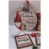 Image 2 : Christmas Lot: Wood Signs, DIY Paint Projects, Misc.