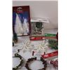 Image 3 : Christmas Lot: Berries, Mini Tree Ring, Mini Tree Decor, Misc.