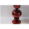 Image 3 : Christmas Red Glass Ornament Decor in Box