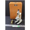 Image 1 : Tasco Deluxe Microscope & Wooden Case, as is