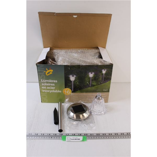(16) Solar Outdoor Path Lights - Appears NIB