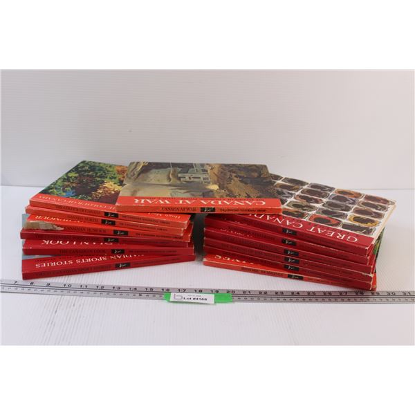 (13) Vintage Canadian History Hard Cover Books