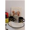 Image 5 : Lot: Assorted OPC Hockey Cards, Card Shuffler, Collector Playing Cards in Tin, (2) Hanna Coffee Mugs
