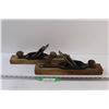 Image 1 : (2) Antique Wood Planes - 15" Long