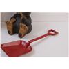 Image 4 : (2) Retro Children's Toys: Squeak Toys & (2) Metal Dust Pan/Shovels