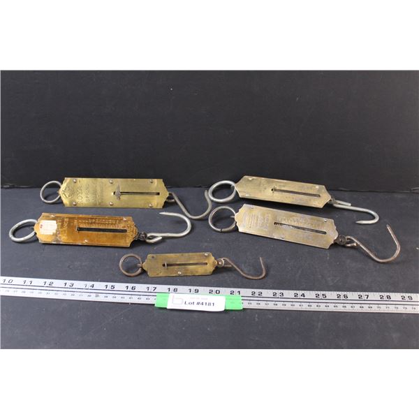 (5) Antique Weigh Scales