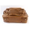 Image 5 : Vintage Luggage Bag & Shoulder Carry-On Bag Set - Some Wear