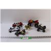 Image 1 : (6) Model Toy Vehicles: Quads, Formula One Cars, Monster Truck