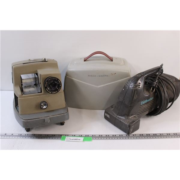 Project-o-Matic w/Case - Powers On & Black Decker Dirtbuster Vacuum - Powers On