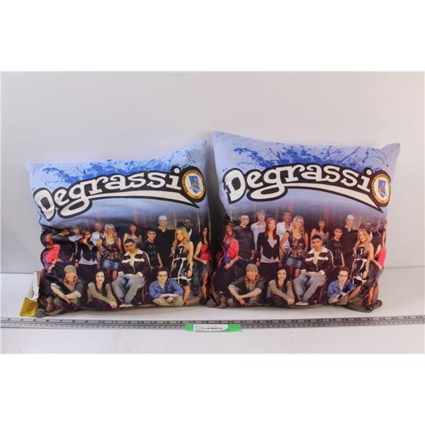 (2) Degrassi Throw Pillows