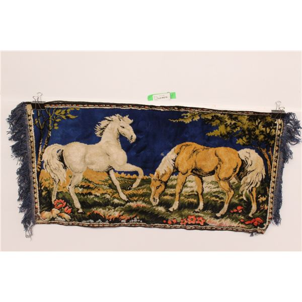 Horse Themed Rug/Wall Decor - 38" x 19"