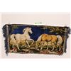Image 1 : Horse Themed Rug/Wall Decor - 38" x 19"
