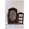 Image 1 : Mirror & Picture Frame - Damaged, as Pictured, as is - 23" x 22"