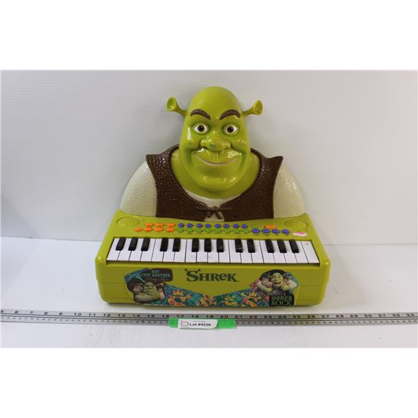 Shrek Children's Paino - Battery Operated, May Need New Batteries, as is