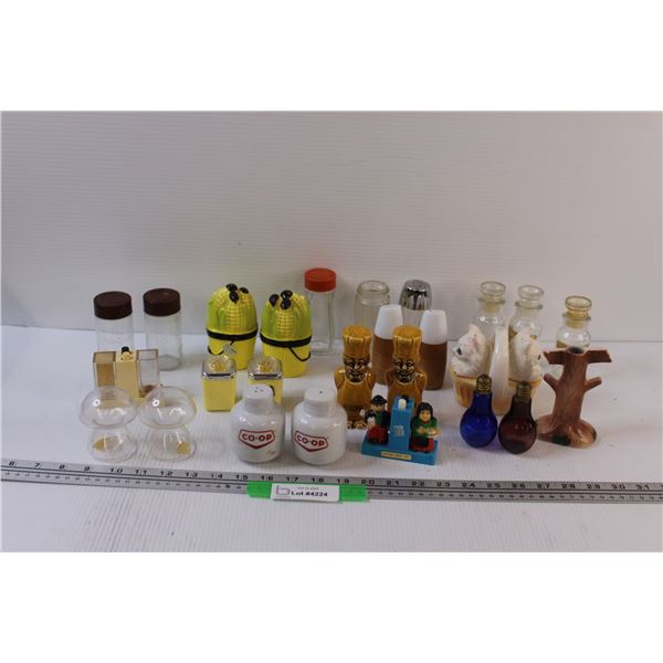 (14) Salt & Pepper Shaker Sets - as is