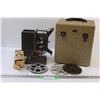 Image 1 : Kodak Kodascope Eight-33 Film Projector w/Film & Carrying Case - Powers On, as is