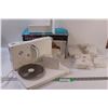 Image 1 : Rival Fold-Up Meat Slicer (Powers On) & Various Crafting Plastic Squares