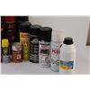 Image 4 : (16) Spray Paints - Assorted, Kleen-Flo Cooling System Sealant, WD-40 mini, Chemical Gloves