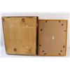 Image 4 : (2) Wooden Wall Mount Displays - Various Sizes