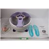 Dr. Scholls Pedicure Foot Spa- With Accessories- Powers On