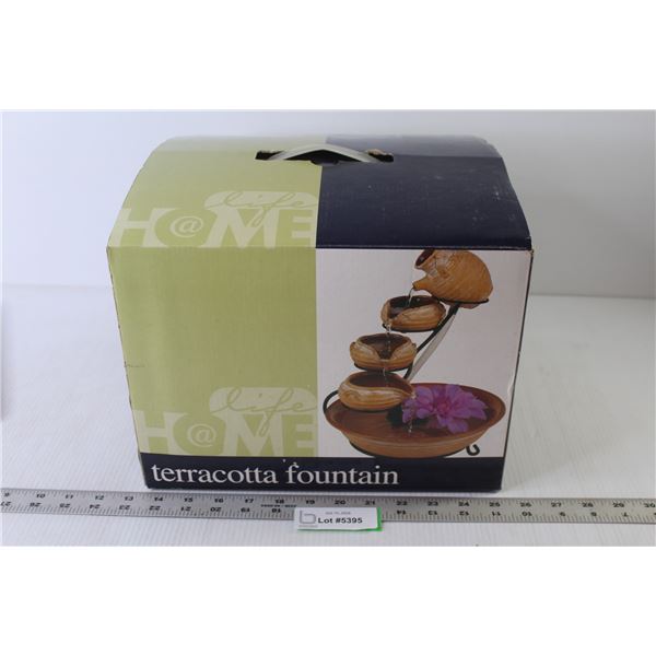 Terracotta Fountain In Box (opened - looks unused)
