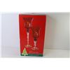 Image 4 : Set of 2 Glass Candle Holders w/Candles