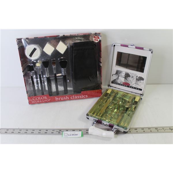 Professional Manicure Train Set (NIB) - Color Work Shop Brushes (NIB)