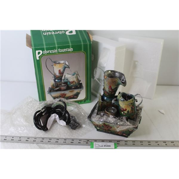 Poly Resin Fountain in Box (as is)