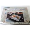 Image 4 : 12 Piece Sushi Service Set (NIB) - (4) Ceramic Chocolate Plates