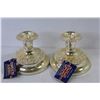 Image 4 : (4) Candle Holders (2) Are Queen Anne