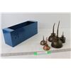 Image 1 : (5) Oilers, Metal Storage Tray