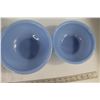 Image 5 : Set of Blue Delphite Pyrex Mixing Bowls