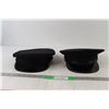 Image 1 : (2) Officer Hats 7 1/2" - One with Muir Tag