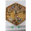 Image 1 : Assorted Pins on Wicker Plaque