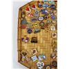 Image 2 : Assorted Pins on Wicker Plaque