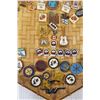 Image 5 : Assorted Pins on Wicker Plaque