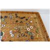Image 3 : Assorted Pins on Wicker Plaque