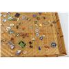 Image 4 : Assorted Pins on Wicker Plaque