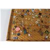 Image 5 : Assorted Pins on Wicker Plaque