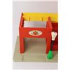 Image 3 : Fisher Price Fire House Post Office Theater, Fisher Price Police Barber and garage Shop