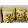 Image 3 : Set of 4 Vintage Kitchen Cannisters