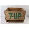 Image 3 : Seven Up Wooden Crate - 12" x 18" x 12" High
