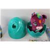 Image 5 : (4) Kids Plushies, Dinosaur Lunchbox, (5) Kids Books, Assorted Kids Toys
