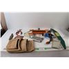 Image 1 : Carpenters Pouch, Chalk Line, Assorted Tools and Hardware