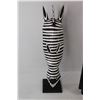 Image 3 : Zebra Mask, Horse Mask, (3) Abstract Animal Sculptures