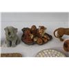 Image 3 : (2) Candles, Assorted Animal Decorations