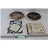 Image 1 : (2) Decorative Plates w/ Certificates of Authenticity