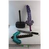 Image 1 : Minecraft Sword, Pick Axe, Large Knife Toy and Thor's Hammer