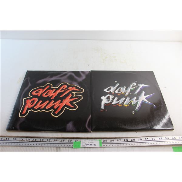 (2) Daft Punk Vinyl Records